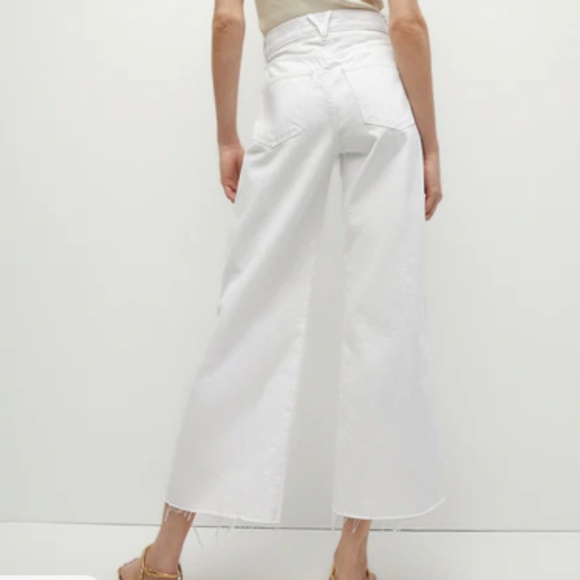 Veronica Beard Denim - Veronica Beard Taylor Cropped Wide-Leg Jean